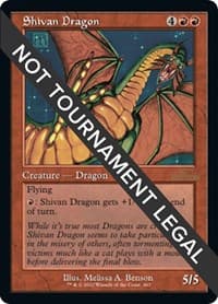 Shivan Dragon (Retro Frame) - 30th Anniversary Edition - Magic: The Gathering card