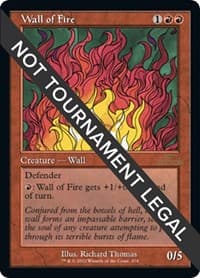 Wall of Fire (Retro Frame) - 30th Anniversary Edition - Magic: The Gathering card