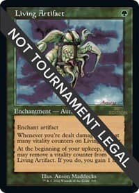 Living Artifact (Retro Frame) - 30th Anniversary Edition - Magic: The Gathering card