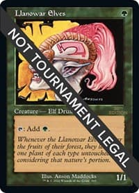 Llanowar Elves (Retro Frame) - 30th Anniversary Edition - Magic: The Gathering card