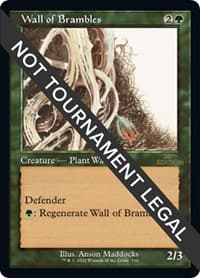 Wall of Brambles (Retro Frame) - 30th Anniversary Edition - Magic: The Gathering card