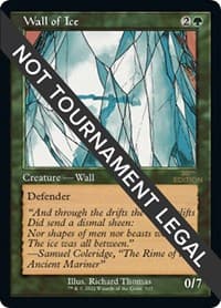 Wall of Ice (Retro Frame) - 30th Anniversary Edition - Magic: The Gathering card