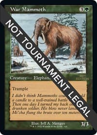 War Mammoth (Retro Frame) - 30th Anniversary Edition - Magic: The Gathering card