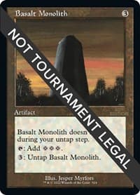 Basalt Monolith (Retro Frame) - 30th Anniversary Edition - Magic: The Gathering card