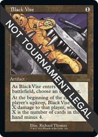 Black Vise (Retro Frame) - 30th Anniversary Edition - Magic: The Gathering card