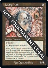 Living Wall (Retro Frame) - 30th Anniversary Edition - Magic: The Gathering card