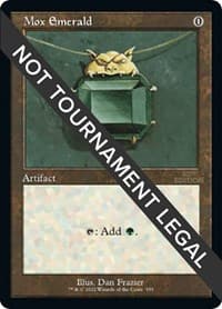 Mox Emerald (Retro Frame) - 30th Anniversary Edition - Magic: The Gathering card