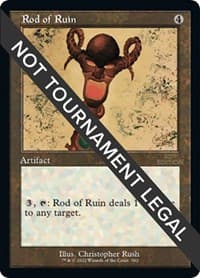 Rod of Ruin (Retro Frame) - 30th Anniversary Edition - Magic: The Gathering card