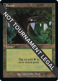 Forest (594) (Retro Frame) - 30th Anniversary Edition - Magic: The Gathering card