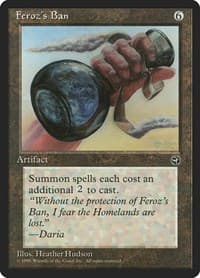 Feroz's Ban - Homelands - Magic: The Gathering card