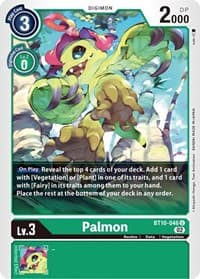 Palmon - Xros Encounter - Digimon Card Game card