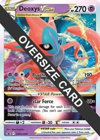Deoxys VSTAR - SWSH268 - Jumbo Cards - Pokemon card