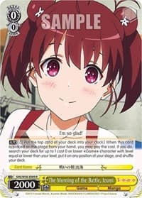 The Morning of the Battle, Izumi - Saekano: How to Raise a Boring Girlfriend - Weiss Schwarz card