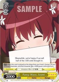 Fancy Wave, Izumi - Saekano: How to Raise a Boring Girlfriend - Weiss Schwarz card