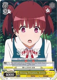 Strong Fixation, Izumi - Saekano: How to Raise a Boring Girlfriend - Weiss Schwarz card