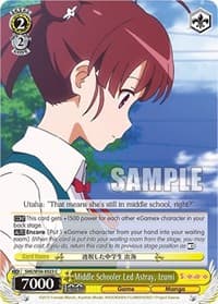 Middle Schooler Led Astray, Izumi - Saekano: How to Raise a Boring Girlfriend - Weiss Schwarz card