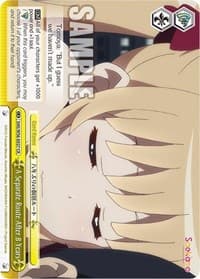 A Separate Route After 8 Years - Saekano: How to Raise a Boring Girlfriend - Weiss Schwarz card