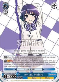 icy tail, Michiru - Saekano: How to Raise a Boring Girlfriend - Weiss Schwarz card