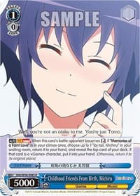 Childhood Friends From Birth, Michiru - Saekano: How to Raise a Boring Girlfriend - Weiss Schwarz card