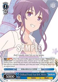 Childhood Friends From Birth, Michiru (SR) - Saekano: How to Raise a Boring Girlfriend - Weiss Schwarz card