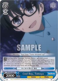 Cool Boy, Tomoya - Saekano: How to Raise a Boring Girlfriend - Weiss Schwarz card
