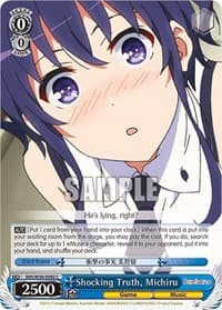 Shocking Truth, Michiru - Saekano: How to Raise a Boring Girlfriend - Weiss Schwarz card