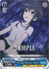 Nostalgic Memory, Michiru - Saekano: How to Raise a Boring Girlfriend - Weiss Schwarz card