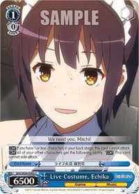 Live Costume, Echika - Saekano: How to Raise a Boring Girlfriend - Weiss Schwarz card