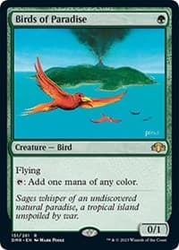 Birds of Paradise - Dominaria Remastered - Magic: The Gathering card