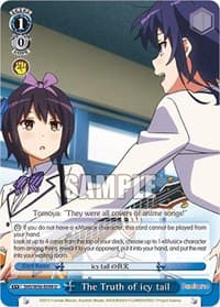 The Truth of icy tail - Saekano: How to Raise a Boring Girlfriend - Weiss Schwarz card
