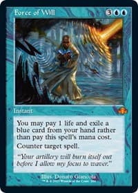 Force of Will (Retro Frame) - Dominaria Remastered - Magic: The Gathering card