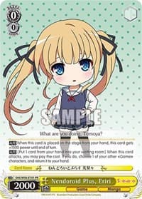 Nendoroid Plus, Eriri - Saekano: How to Raise a Boring Girlfriend - Weiss Schwarz card
