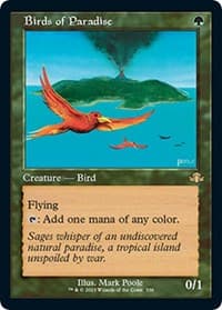 Birds of Paradise (Retro Frame) - Dominaria Remastered - Magic: The Gathering card