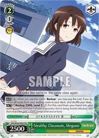 Stealthy Classmate, Megumi - Saekano: How to Raise a Boring Girlfriend - Weiss Schwarz card