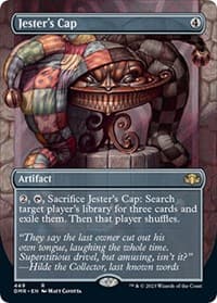Jester's Cap (Borderless) - Dominaria Remastered - Magic: The Gathering card
