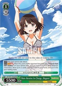 Main Heroine In-Charge, Megumi (RRR) - Saekano: How to Raise a Boring Girlfriend - Weiss Schwarz card