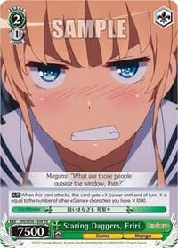 Staring Daggers, Eriri - Saekano: How to Raise a Boring Girlfriend - Weiss Schwarz card