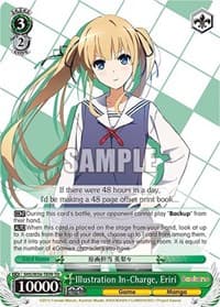 Illustration In-Charge, Eriri - Saekano: How to Raise a Boring Girlfriend - Weiss Schwarz card