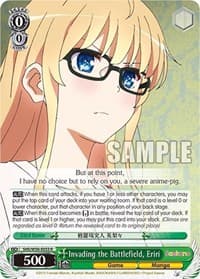 Invading the Battlefield, Eriri - Saekano: How to Raise a Boring Girlfriend - Weiss Schwarz card