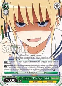 Sense of Rivalry, Eriri - Saekano: How to Raise a Boring Girlfriend - Weiss Schwarz card