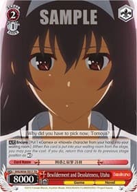 Bewilderment and Desolateness, Utaha - Saekano: How to Raise a Boring Girlfriend - Weiss Schwarz card