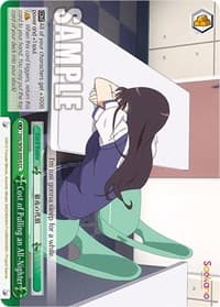 Cost of Pulling an All-Nighter - Saekano: How to Raise a Boring Girlfriend - Weiss Schwarz card