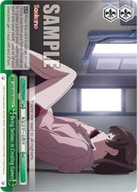 Being Serious in Creating Games - Saekano: How to Raise a Boring Girlfriend - Weiss Schwarz card