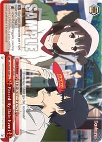 Passed-By Date Event - Saekano: How to Raise a Boring Girlfriend - Weiss Schwarz card