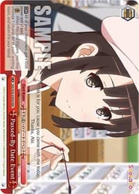 Passed-By Date Event (RRR) - Saekano: How to Raise a Boring Girlfriend - Weiss Schwarz card