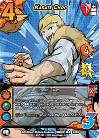Karate Chop (XR) - UniVersus: My Hero Academia: Heroes Clash - UniVersus card