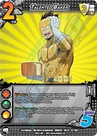 Talented Baker (XR) - UniVersus: My Hero Academia: Heroes Clash - UniVersus card