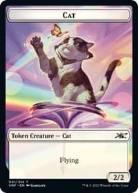 Cat // Balloon Double-sided Token - Unfinity - Magic: The Gathering card