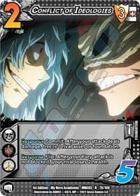 Conflict of Ideologies - UniVersus: My Hero Academia: Heroes Clash - UniVersus card
