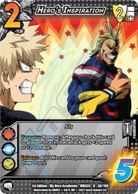 Hero's Inspiration - UniVersus: My Hero Academia: Heroes Clash - UniVersus card